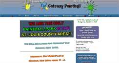 Desktop Screenshot of gatewaypaintball.com